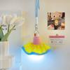 Colorful Bedroom Night Light Kawaii Hanging Lantern Hanging Flower Lamp  Bedhead Decorative
