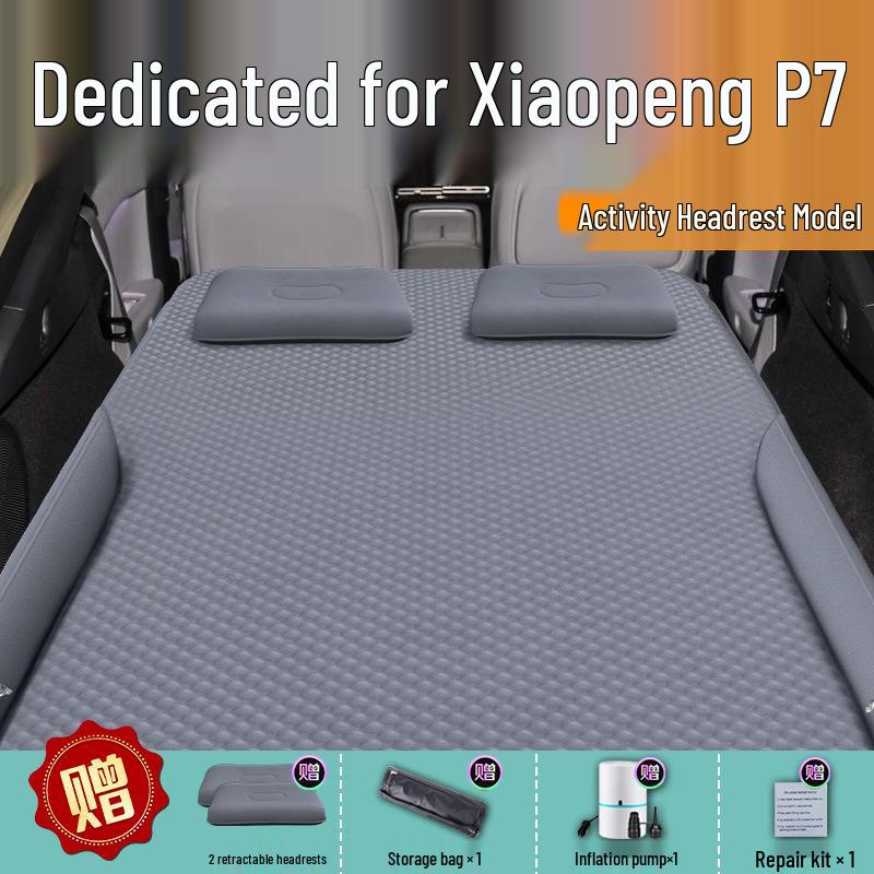 XPeng P7 Car Mattress Rear Seat Inflatable Sleeping Pad & Air Cushion Bed with Essential Items