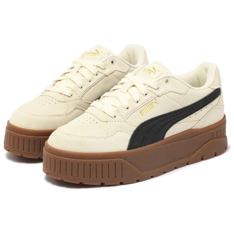 Puma Karmen II Comfortable Lightweight Low-Top Sneakers Women Sneakers Off-White 402033-01