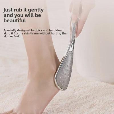 Гальванизированный скребок для ног: Отшелушивает омертвевшую кожу, шлифует пятки и разглаживает подошвы для идеального педикюра.