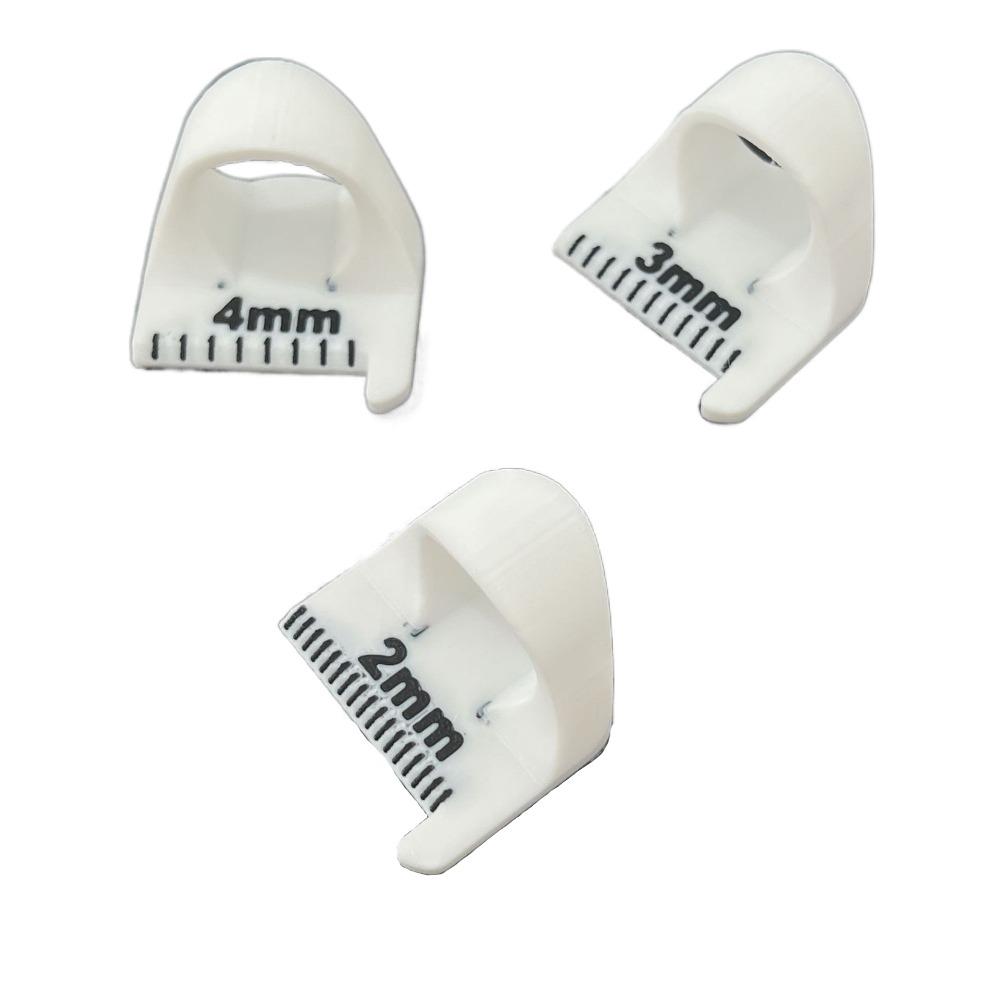 3 шт./набор 2/3/4 мм швейные шаблоны линейка 3D распечатанный палец линейка швейный шаблон швейная кромка