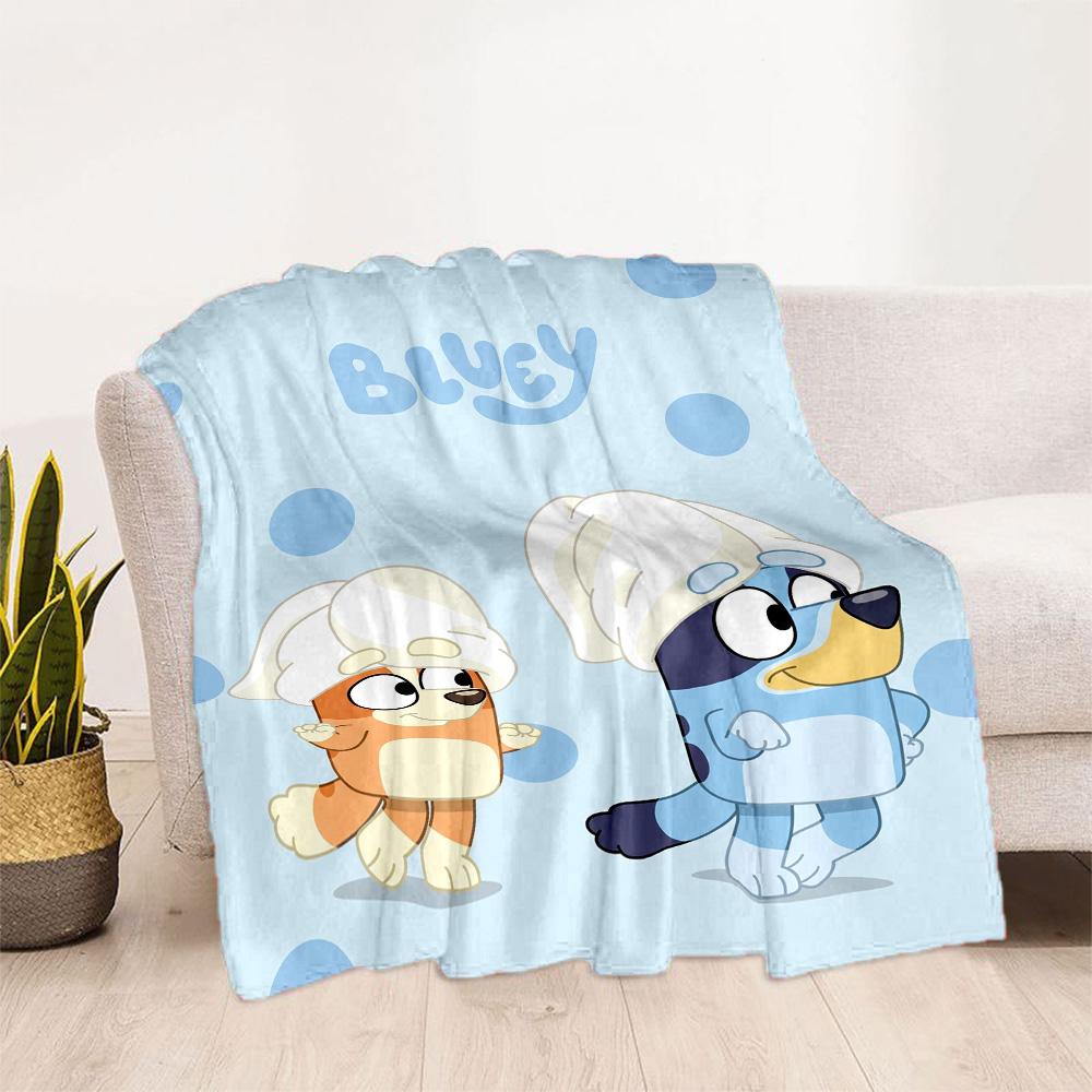 Blue Dog Adventure Blanket Soft Warm Cozy Great for Couch Livingroom Sofa for All Occasions Warmthful Decor Birthday Christmas Gift Blanket