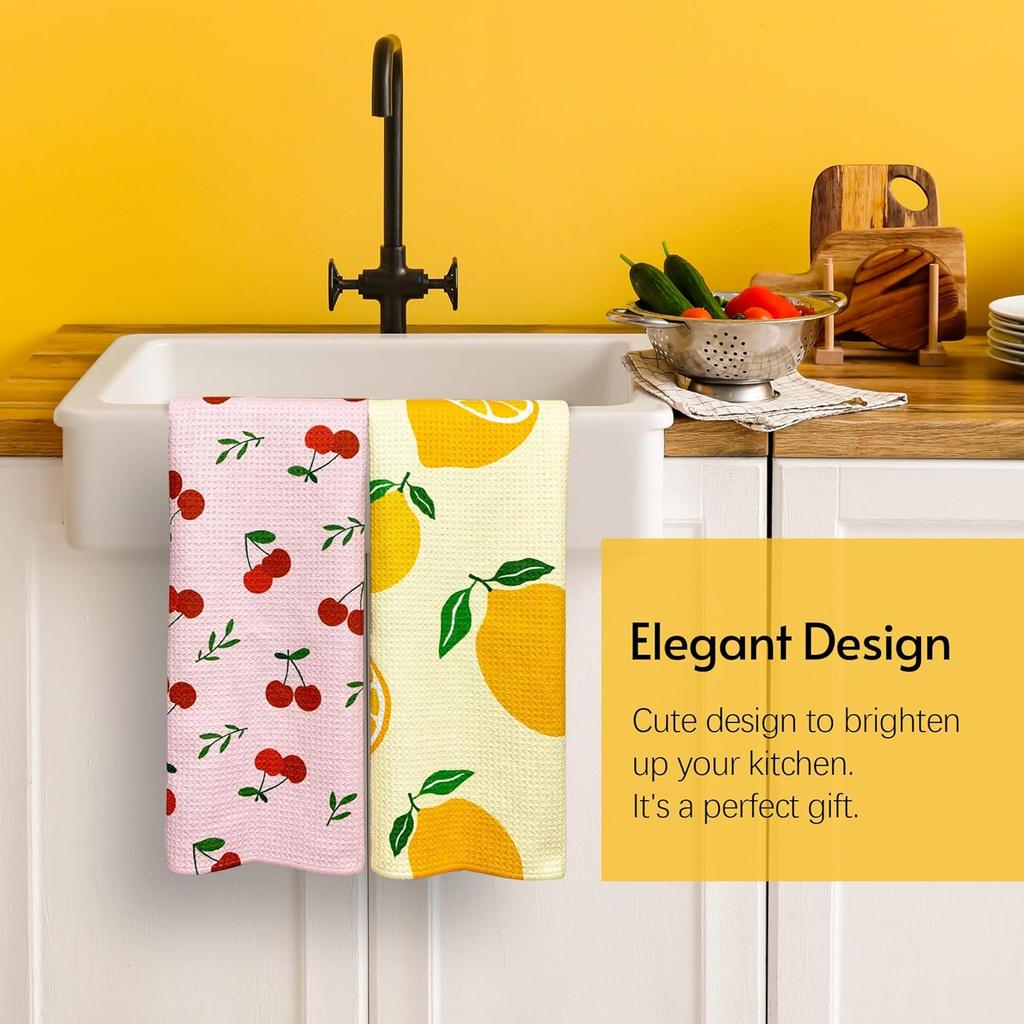 Кухонные полотенца для сушки, 18" x 30" из быстросохнущей микрофибры, кухонные чайные полотенца, кухонные полотенца для сушки посуды, превосходная впитываемость