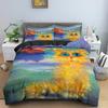Luxury New 3D Print Watercolor Cartoon Cat Pattern Quilt Cover Bedding Set Bedroom Decor Duvet Covers Pillowcase King Single