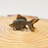 Elegant Goldfish Figurines Cute Lucky Charm Animal Sculpture Halloween
