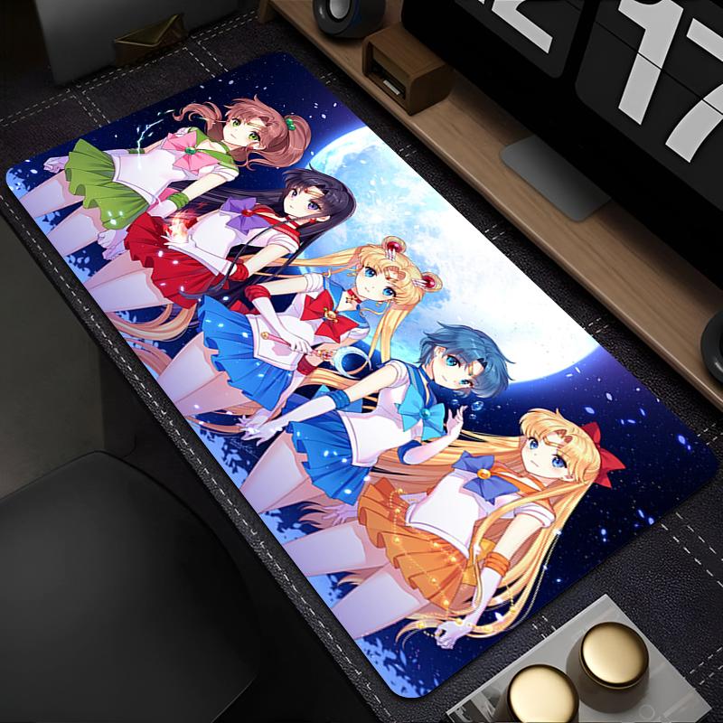 Popular Mouse Pad SSailor Moons Cute Anime Mouse Mat Office ESports Gaming Table Mat Oversized Carpet Computer Keyboard Pads