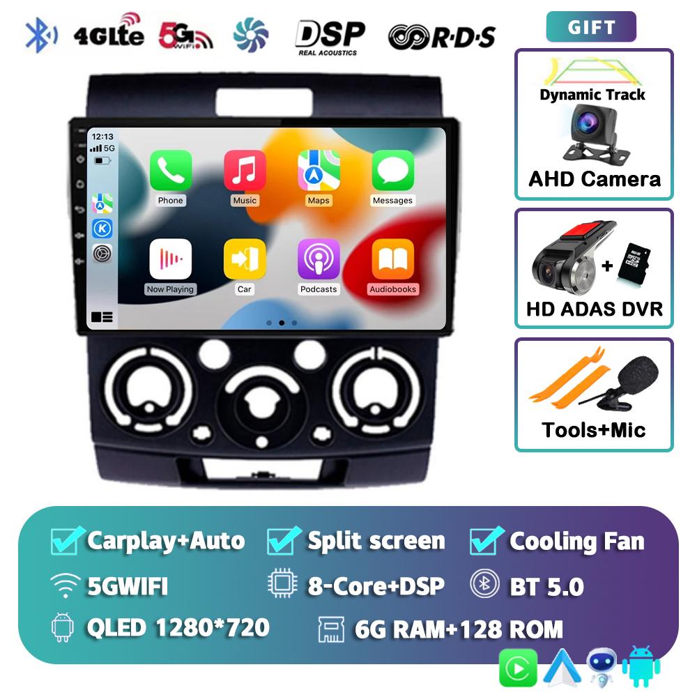 Android 14 автомобильное радио для Ford Everest Ranger Mazda BT50 BT-50 2006 2007 2008 - 2010 GPS мультимедиа видеоплеер головное устройство стерео