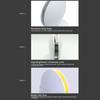 Светодиодная настенная лампа 10 Вт, круглая, с окном, светящимся на 360°, для прихожей, коридора, гостиной, AC85-265 В, теплый свет