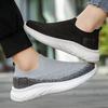 Мода Мужчины Женщины Новые Нескользящие Легкие Большого Размера Сетчатые Носки для Полета Повседневная Спортивная Обувь Бег Вязаная Обувь Слипоны Повседневная Ходьба Комфорт