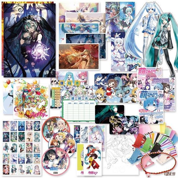 Аниме Хацунэ Мику, коллекционные предметы, подарочная упаковка, фото-наклейка, плакат, рамка, значок и т. д.