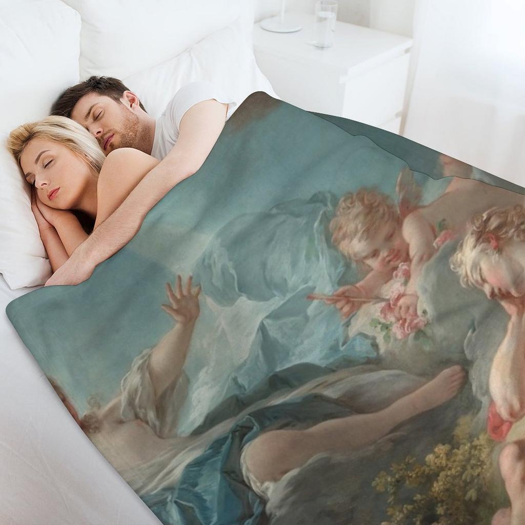 Диана и Эндимион Масляная живопись Жана-Оноре Фрагонара Плед Свободный Пикник Волосатый Мягкий Кровати Одеяла
