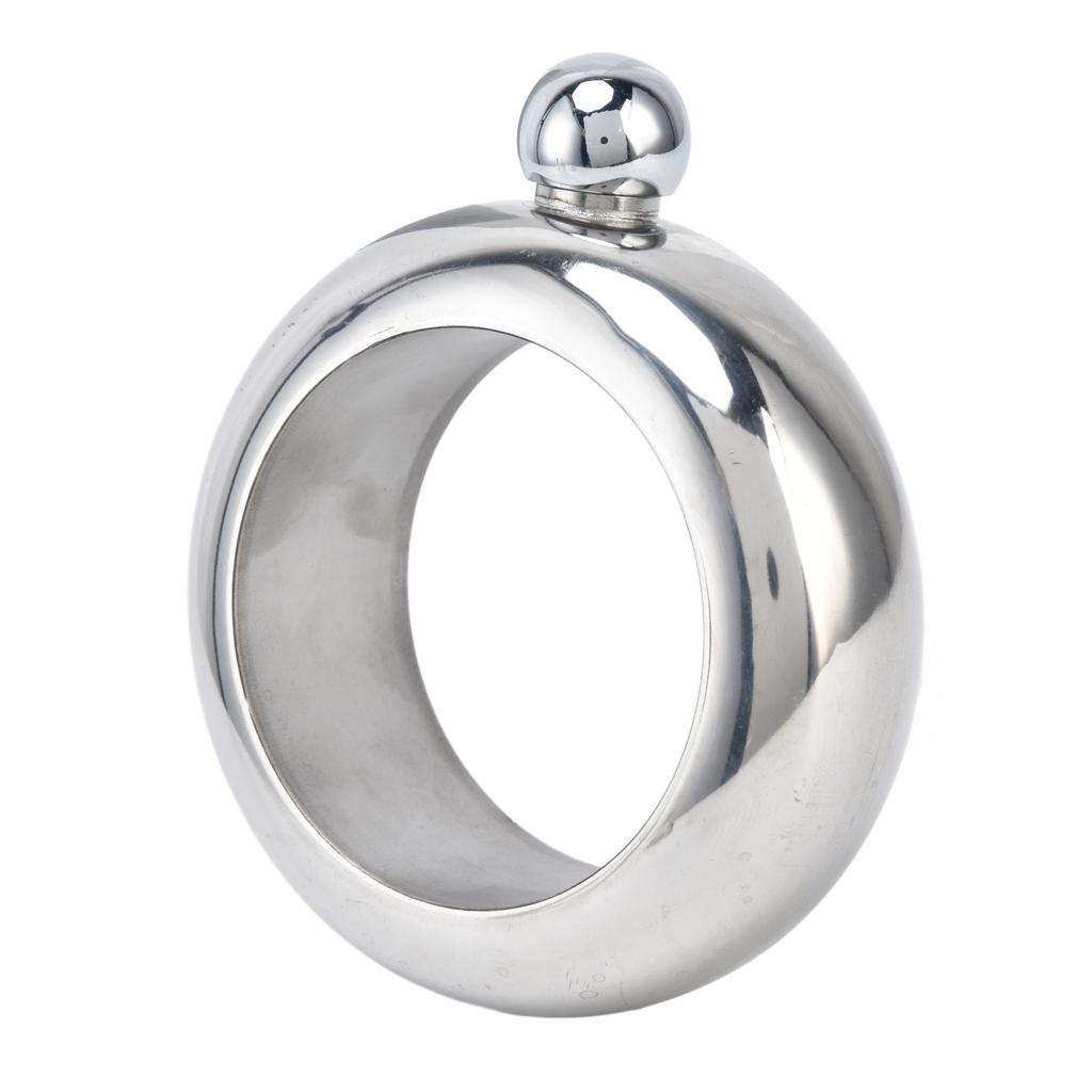 Фляга-браслет, фляги для вина из нержавеющей стали, подарок для переноски напитков с воронкой, 100 мл