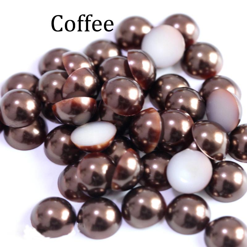 2, 3, 4, 5, 6, 8, 10, 12, 14 мм, круглые полубусины с искусственным жемчугом для изготовления ювелирных изделий, женские аксессуары для дизайна ногтей, сделай сам
