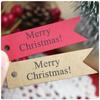 Rope Gift Wrapping Party Supplies Kraft Paper Tags Gifts Label Xmas Hanging Christmas Ornaments