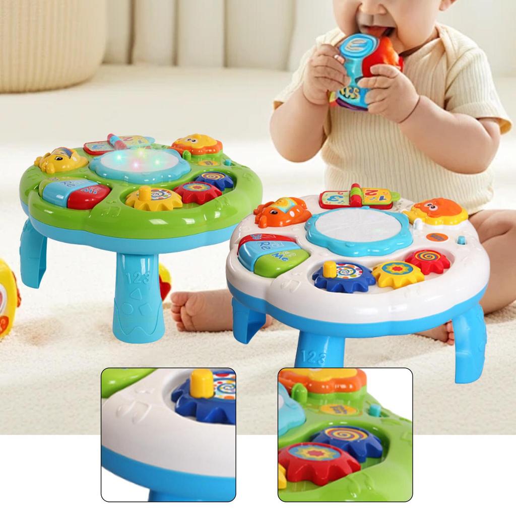 Baby Activity Table Educational Toy Early Development with Light Interactive