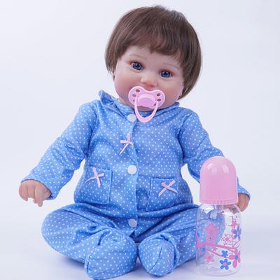 Кукла-симуляция Reborn 55 см, мягкое тело, кукла-симуляция, праздничная игрушка в подарок