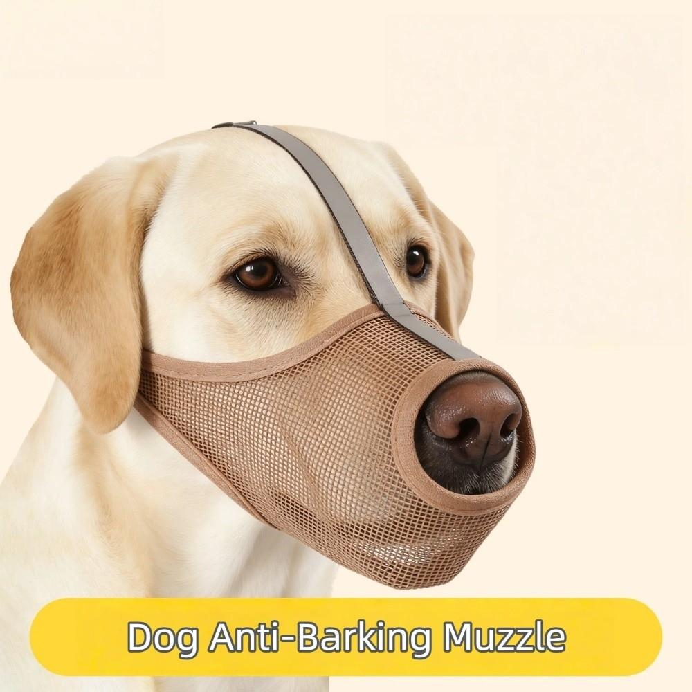 Washable Dog Face Cover Multi Size Mesh Pet Muzzles New Puppy Mouth Cover  for Large Dogs