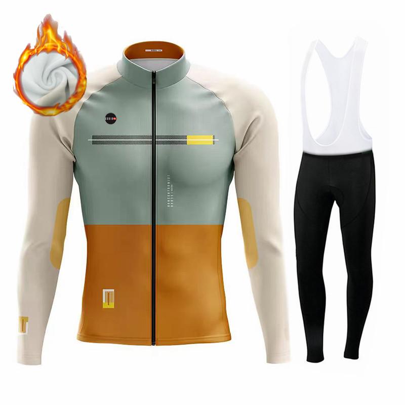 Комплект зимней велосипедной джерси Gobikful с термофлисом, велосипедная одежда, велосипедная одежда, костюм для катания на горном велосипеде