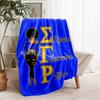 1pc Blanket Sigma SGR Gamma Rho2 Print Design, Lightweight Blanket for Sofa, Bed- Soft &Warm, Gift for All Seasons like Christmas, Halloween