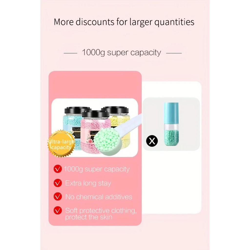 HOMZY Laundry Scent Booster Beads - Large 1000 G Fresh Scent Beads Laundry Beads for Washer,Long Lasting Scent,Freshener for Clothes