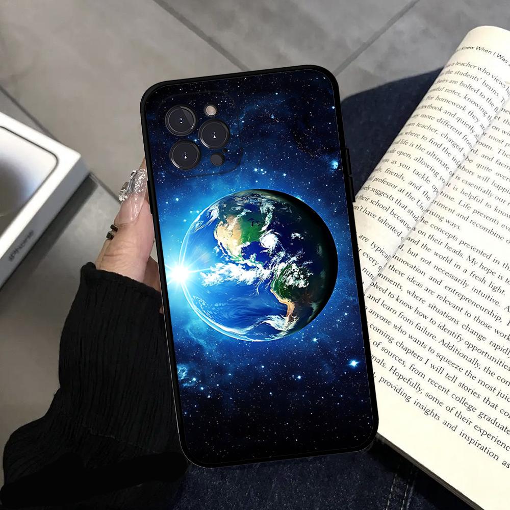 Чехол для телефона "Звезды Земли Космос" для IPhone 16 15 14 13 12 Mini 11 Pro XS Max X XR SE 6 7 8 Plus Мягкий Силиконовый Чехол