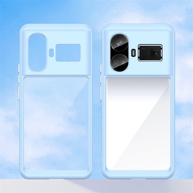 HATOLY для Realme GT5 чехол Realme GT GT5 чехол роскошный прозрачный чехол для ПК противоударный силиконовый защитный чехол для телефона Realme GT5