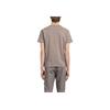 STONE ISLAND Мужская футболка с принтом логотипа, круглым вырезом, коротким рукавом, коричневая 801523757-V0192