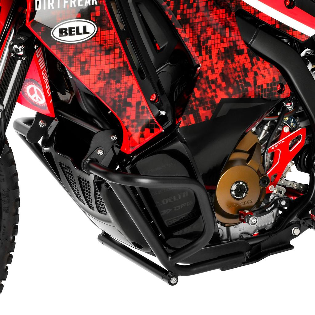 For HONDA CRF250 Rally CRF300 Rally 2021-2025 Crash Bars Engine Guard Bumper Lower Frame Bumper Protectio