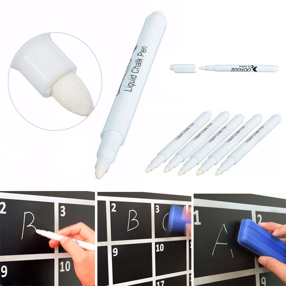 Writing Metal Plastics Blackboard Glass Pen White Liquid Chalk Chalkboard Marker