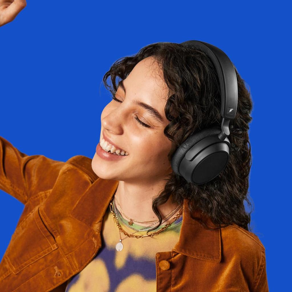 Беспроводные Bluetooth-наушники Sennheiser ACCENTUM Plus с шумоподавлением Быстрое воспроизведение 50 часов Адаптивное гибридное активное шумоподавление Идеально для путешествий и