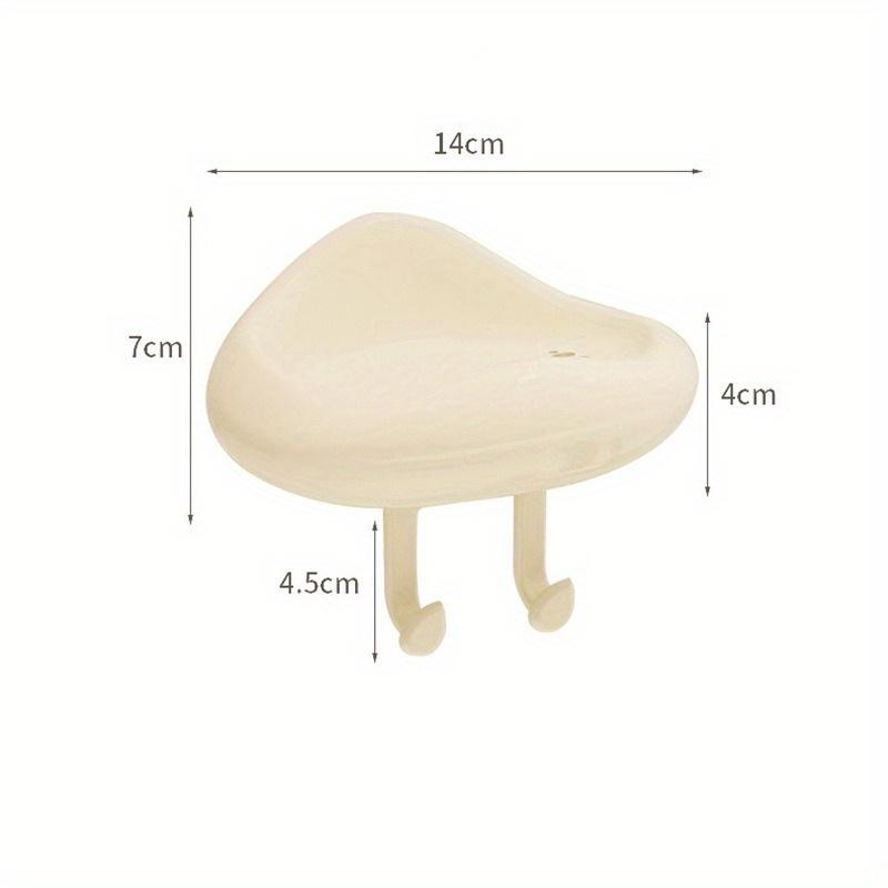 Кремовый Ветер Облако Точка Неперфорированная Настенная Мыльница Без Водных ПятенМыльница Для Слива Туалета