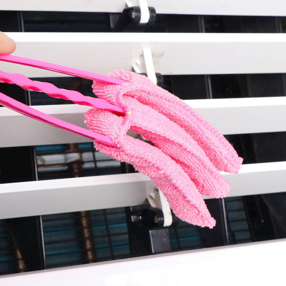 New Microfiber Duster Venetian Window Blind Cleaner Brush Clip Removable Household