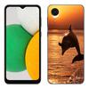 Animal Dolphin Phone Case For Samsung Galaxy A01 A03 Core A04 E A02 A05 A10 A20 A21 A30 A50 S A6 A8 Plus A7 2018 Black Cover