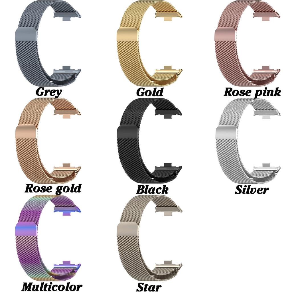 Ремешок из нержавеющей стали для часов Xiaomi Redmi Watch 4, металлический магнитный браслет, браслет для часов Xiao Mi Band 8 Pro Band