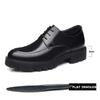 Men Height Increasing Elevator Shoes 8-10cm Inside Lift Leather Business Dress Shoes Summer Autumn Hollow Breathable