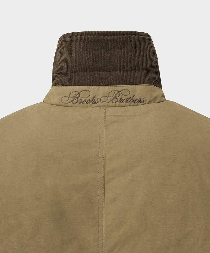 Brooks Brothers Detachable Down Coat (Beige) (Bbopmbf406)