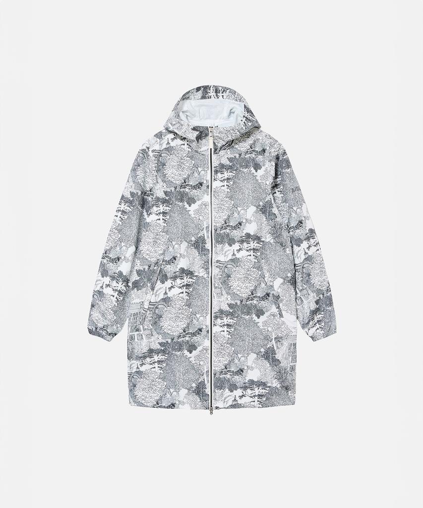 Aigle Aigle X Mnhn Rainpack 90: Unisex Packable Waterproof Long Jacket Aiw25Uout003Bpr