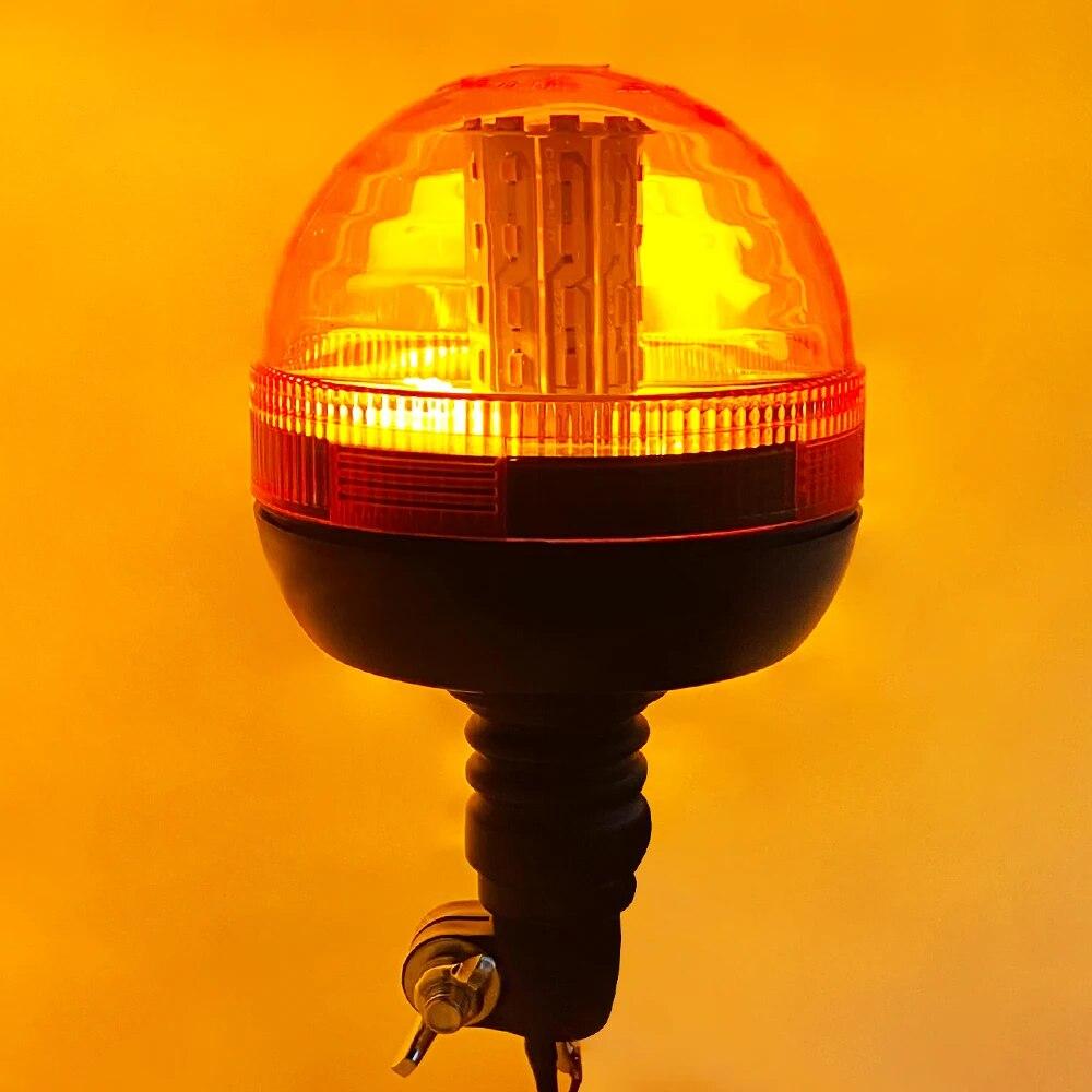 12 В 24 В светодиодный стробоскоп на крыше автомобиля, сигнальная лампа, вращающийся предупредительный мигающий маяк, трактор, квадроцикл, прицеп, грузовик, лодка, кемпер