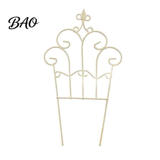 Small Decorative Wire Fence Fence, Mini Metal Ornamental Fencing for Pot Planters Bonsai, Exquisitely Crafted Garden Art Border Edging Barrier,