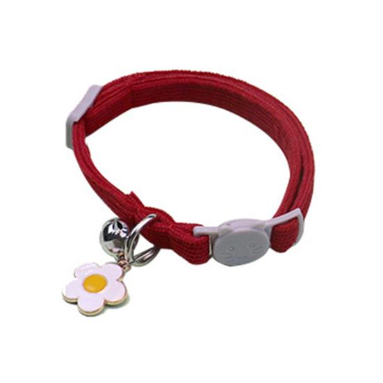 Ошейник для питомца Цветочное украшение Износостойкий вельветовый Щенок Котенок Ремешок на шею Ожерелье для питомца Реквизит для фотосъемки Товары для питомцев