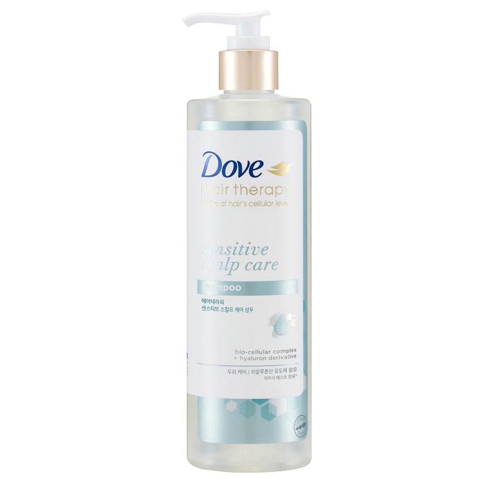 Dove Hair Therapy Sensitive Scalp Care функциональный шампунь с травяным, древесно-мускусным ароматом, 380 мл, 1 шт.