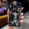 Медуза Нефтехимический Электрооцинкованный Противоударный Прозрачный Чехол Для Телефона Для iPhone 16 Pro Max 15 14 Plus 13 12 11 17 Air 16E Прозрачная Крышка