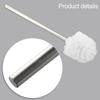 Stainless Steel Toilet Brush Head and Handle Replacement Bathroom Cleaning Tool