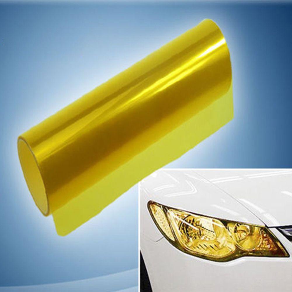 High Quality Roll ANY Brand New Golden Wrap Fog Durable Yellow Car Tint Headlight Film