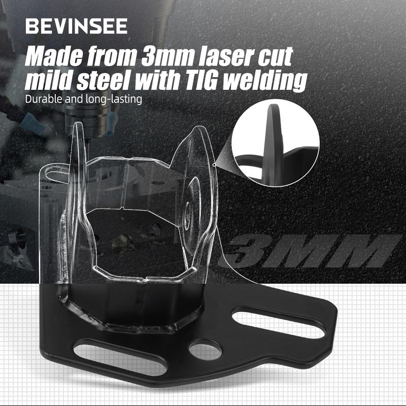 BEVINSEE Adjustable Rear Toe Brackets Set Drift for BMW E46 E36 Z4 E85/E86 E89, Replace for 33303411877,33303411878,33301096602