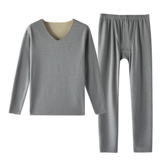 Мужской термобелье комплект кальсоны с начесом базовый слой комплект для холодной погоды верх и низ для зимы