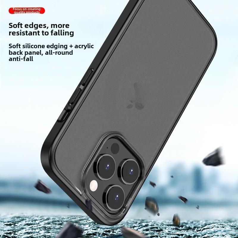 Магнитный матовый защитный чехол для iPhone 14 Pro/Pro Max с совместимостью MagSafe
