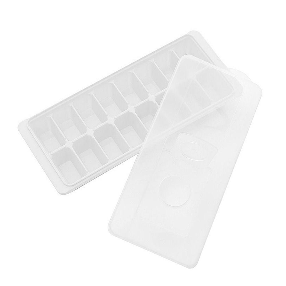 With Cover Ice Cube Tray Kitchen Reusable Ice Cube Box Ice Storage Box Ice Making Mould Ice Lattice