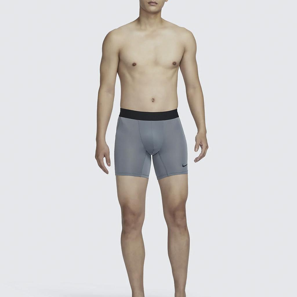 Nike Мужские однотонные узкие тренировочные шорты Pro Dri-FIT, серые FB7959-084