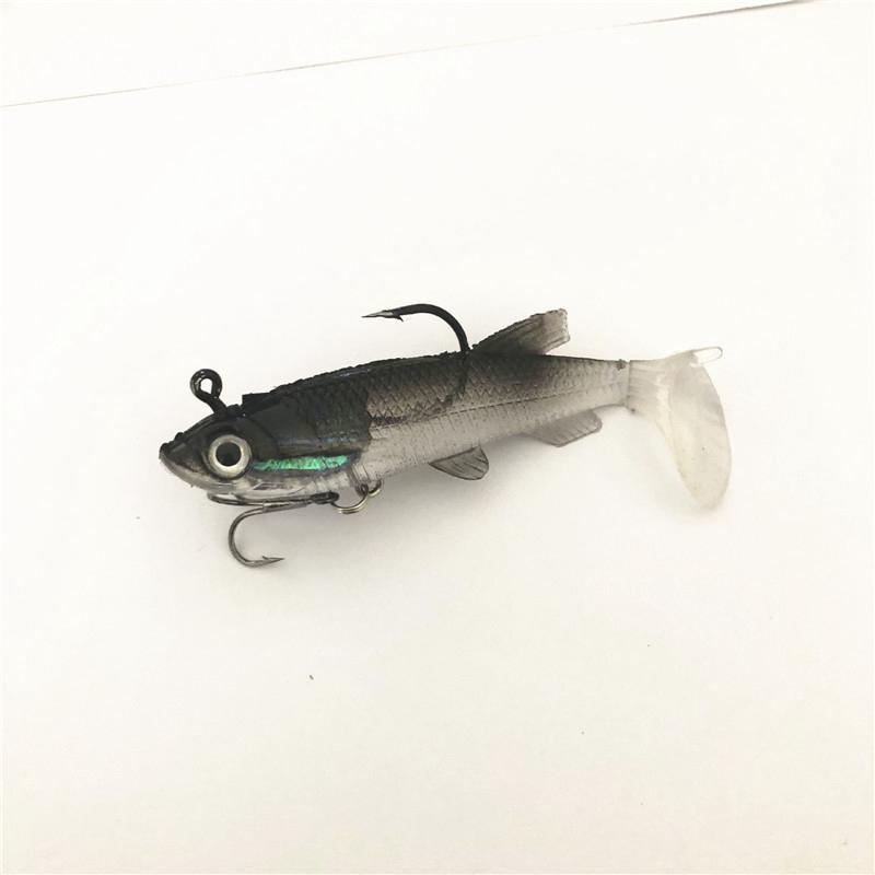 Мягкая приманка Bionic Bait, 14 г, без сорняков, приманки для морской рыбалки на окуня, Shoal Shad, 2 полные приманки в упаковке, рыболовная приманка